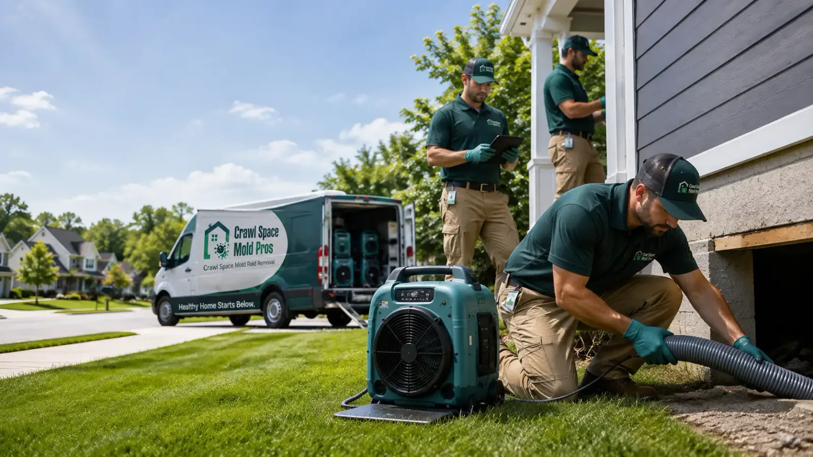 Crawl Space Mold Removal in Norfolk, CT